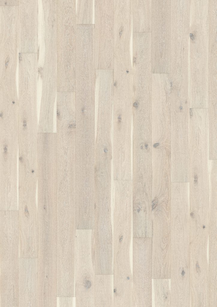 Close up of Kahrs Oak Nouveau Lace Prefinished Hardwood.