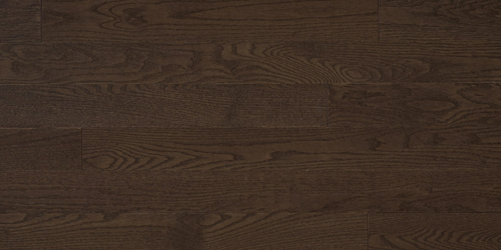 Close up of Appalachian Walnut Red Oak Prefinished Hardwood.