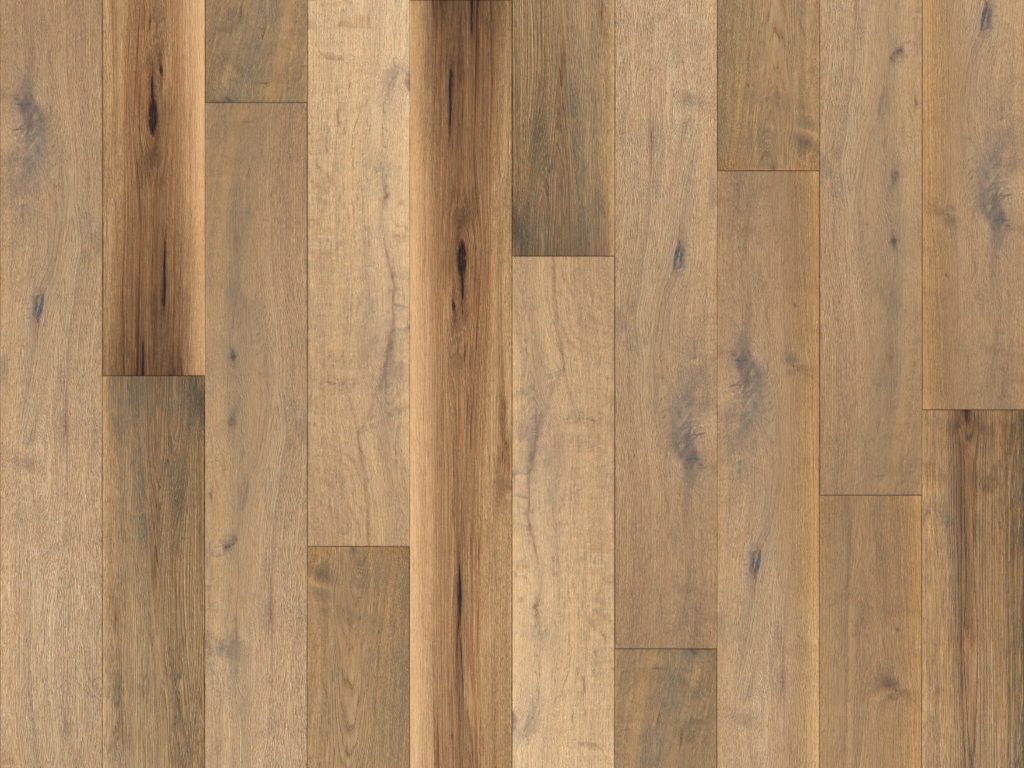 Close up of DuChateau Bravone Prefinished Hardwood.