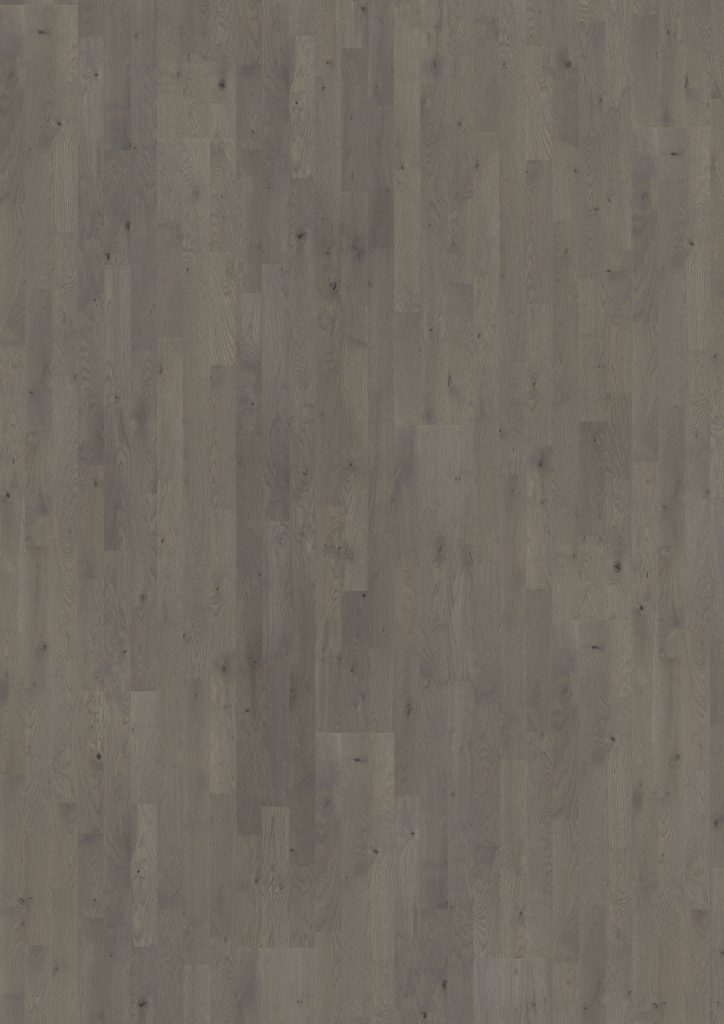 Close up of Kahrs Charcoal Light Plank Prefinished Hardwood.