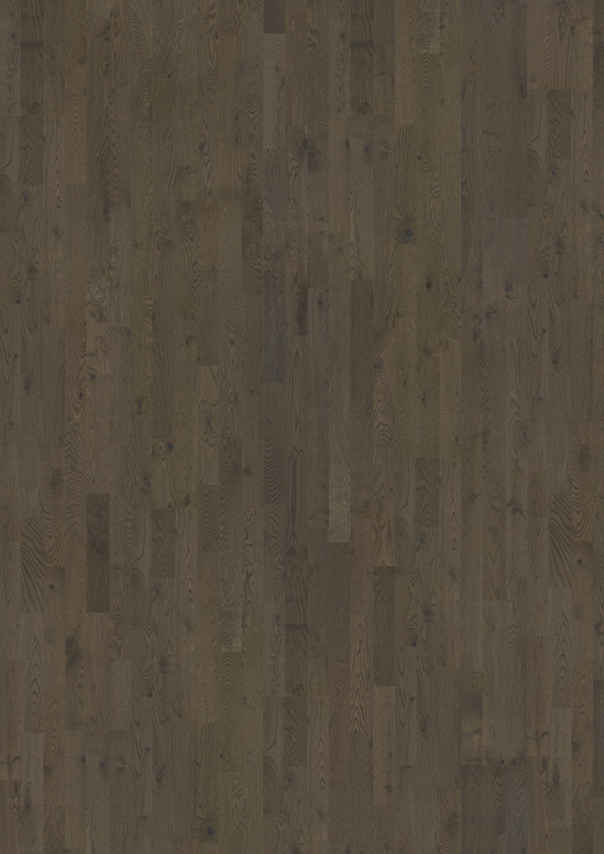 Close up of Kahrs Charcoal Light Strip Prefinished Hardwood.