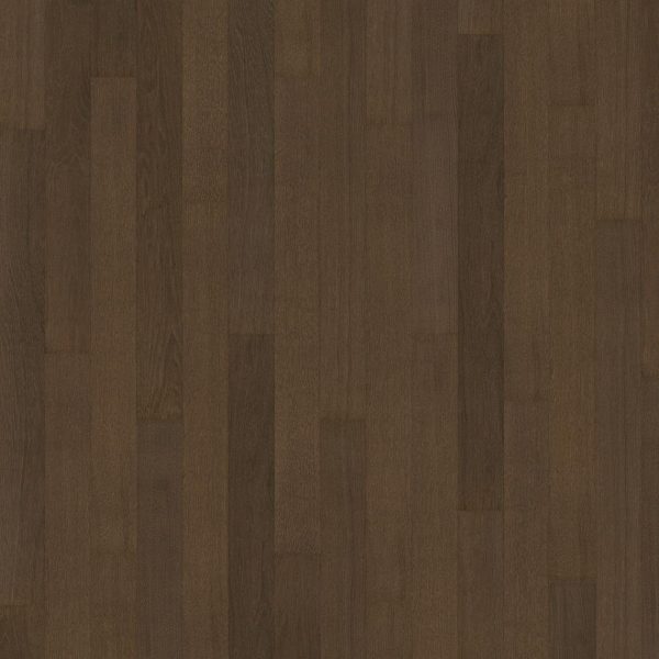 Close up of Kahrs Cocoa Bean Narrow Prefinished Hardwood.