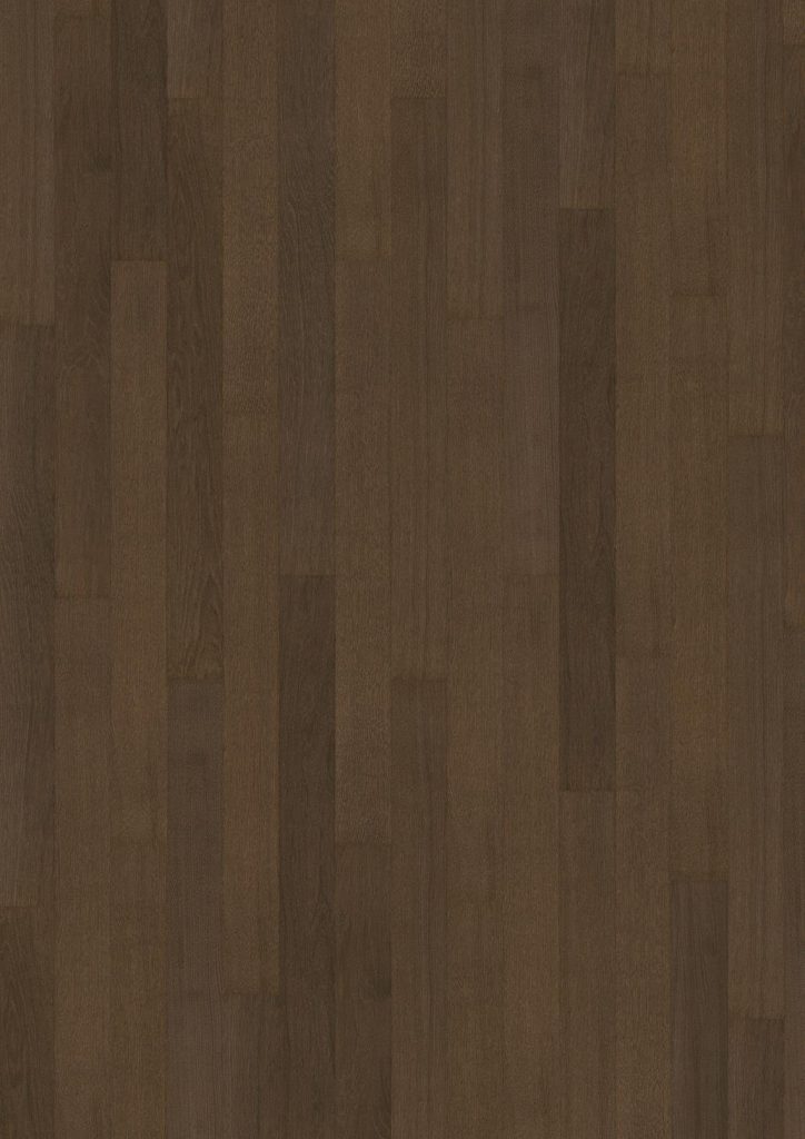 Close up of Kahrs Cocoa Bean Narrow Prefinished Hardwood.