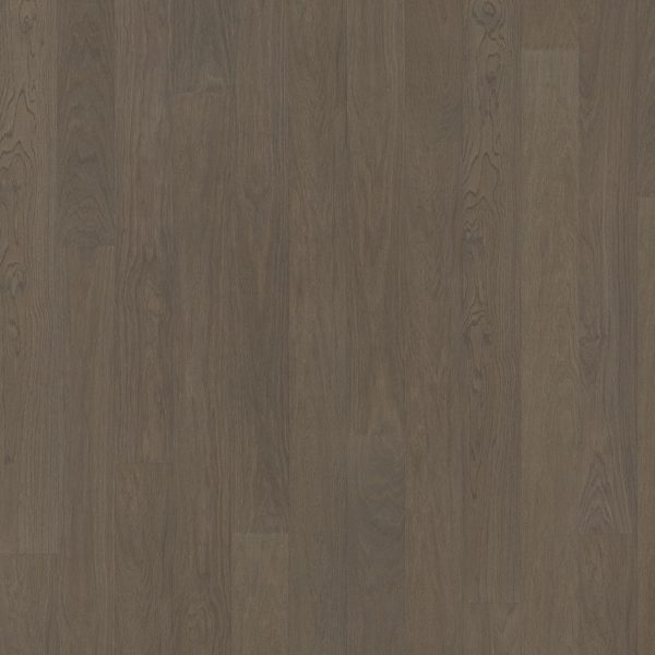 Close up of Kahrs Faded Black Wide Prefinished Hardwood.