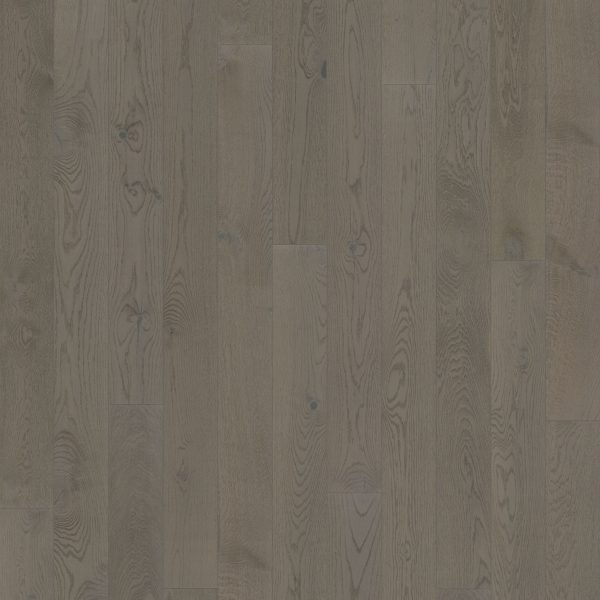 Close up of Kahrs Oak Carbon Prefinished Hardwood.