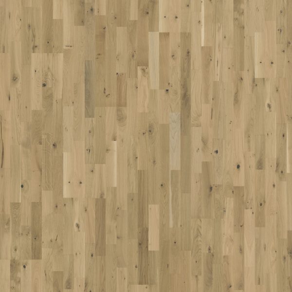 Close up of Kahrs Urban Brown Strip Prefinished Hardwood.