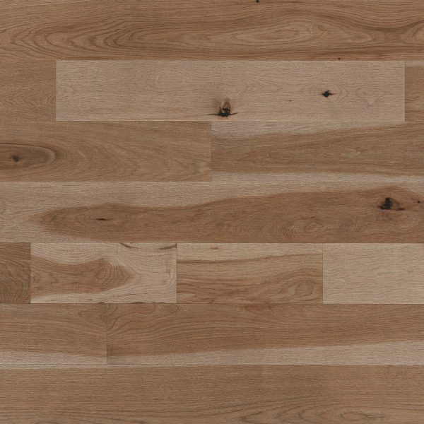 Close up of Mirage Hickory Clay Marbles Character Prefinished Hardwood.