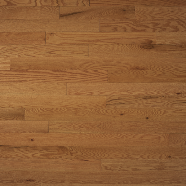 Close up of Appalachian Amaretto Red Oak Excel Prefinished Hardwood.