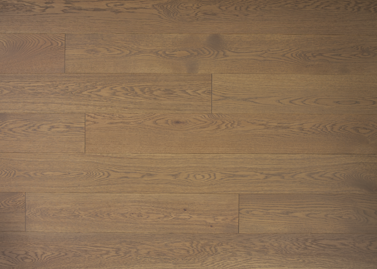 Close up of Appalachian Angora White Oak Excel Prefinished Hardwood.