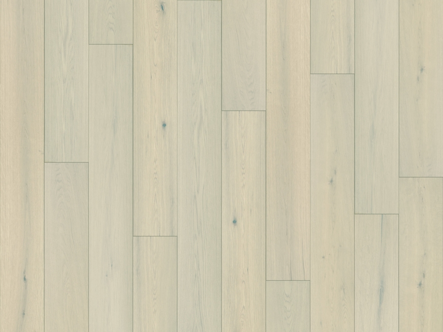 Close up of DuChateau White Oiled Prefinished Hardwood.