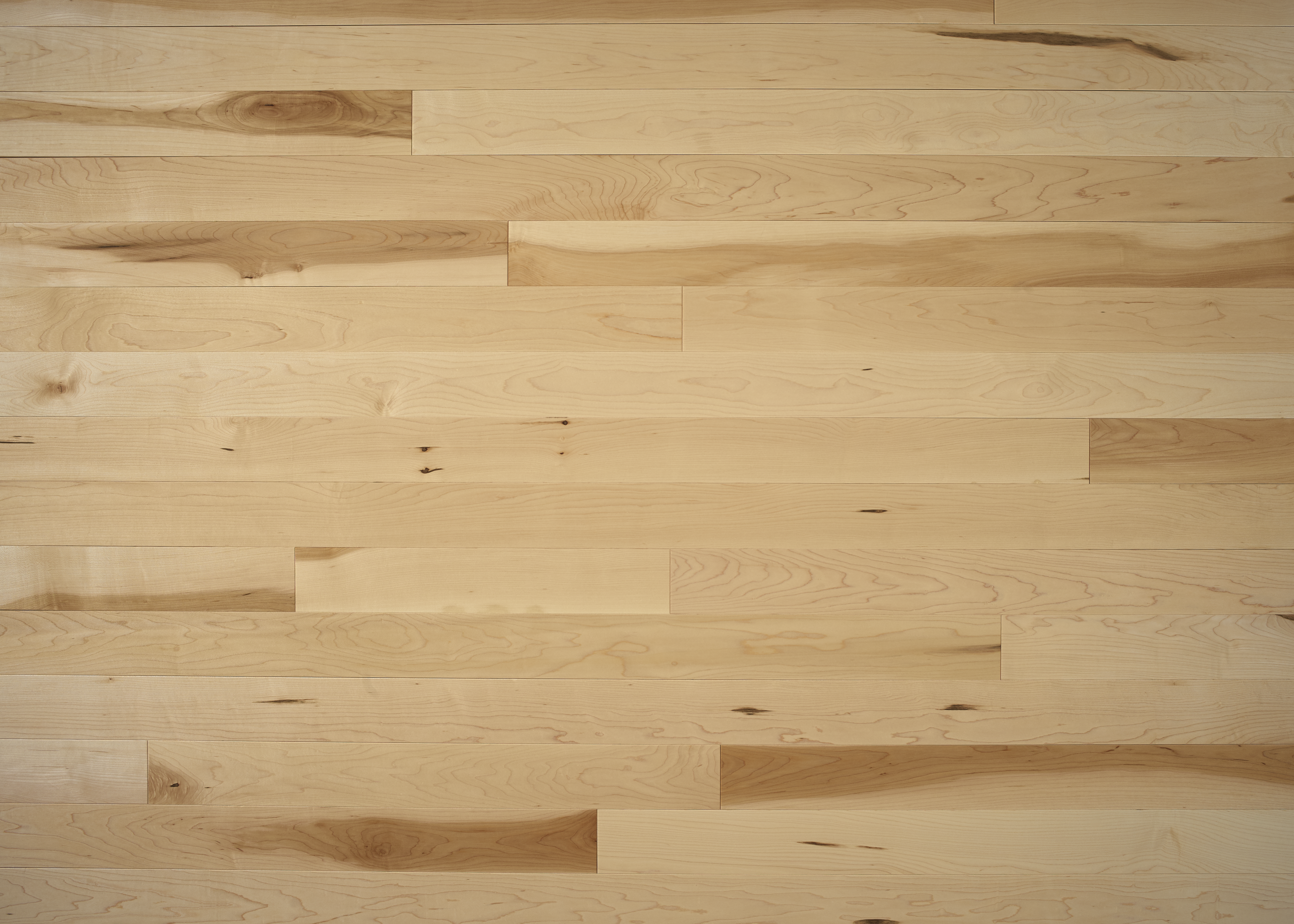 Close up of Appalachian Natural Hard Maple Excel Prefinished Hardwood.