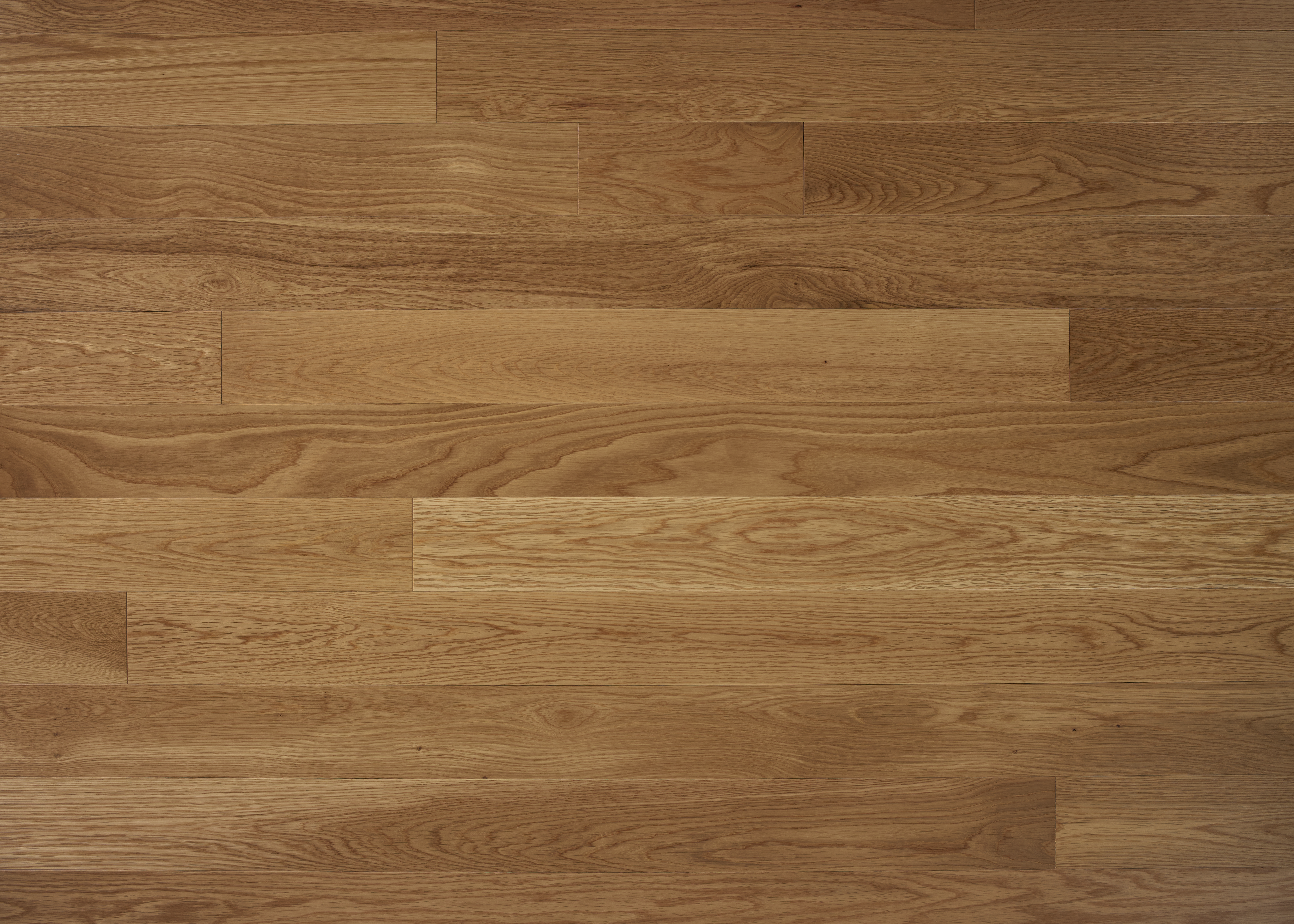 Close up of Appalachian Natural White Oak Excel Prefinished Hardwood.