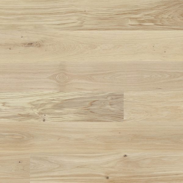 Close up of Barlinek Oak Brie Prefinished Hardwood.