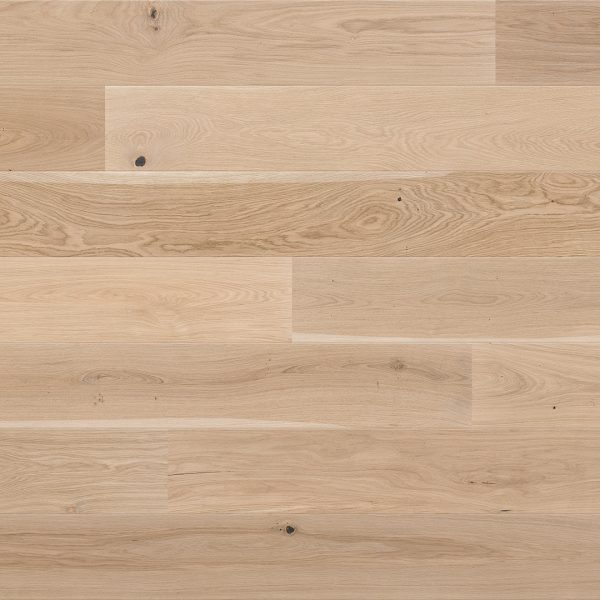 Close up of Barlinek Oak Castagnole Prefinished Hardwood.