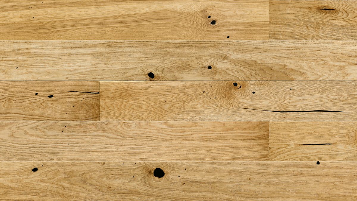 Close up of Barlinek Oak Panettone Prefinished Hardwood.