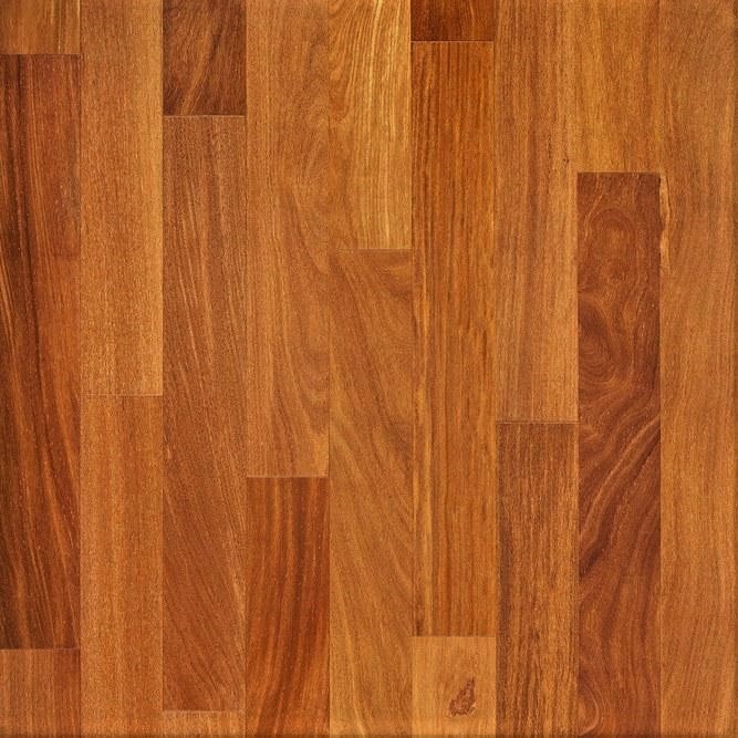 Close up of Brazilian Teak Clear Grade Unfinished Hardwood.