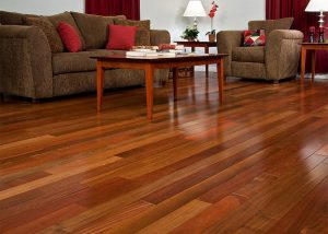 Indoor area showcasing the beauty and versatility of the exotic Brazilian walnut unfinished hardwood floors.